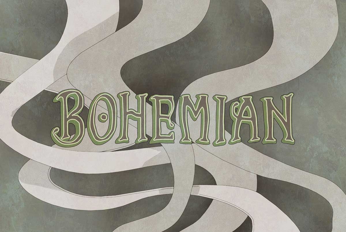 Bohemian Illustration