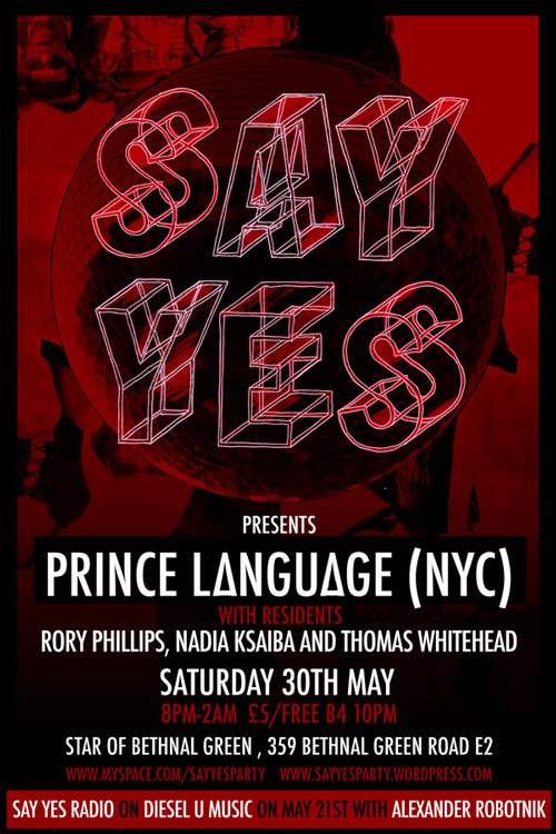 Say Yes Flyer