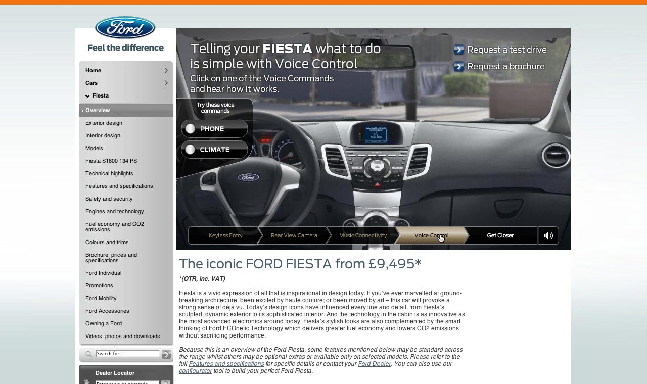 Ford Fiesta Screenshot